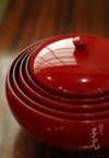 朱塗りのお椀